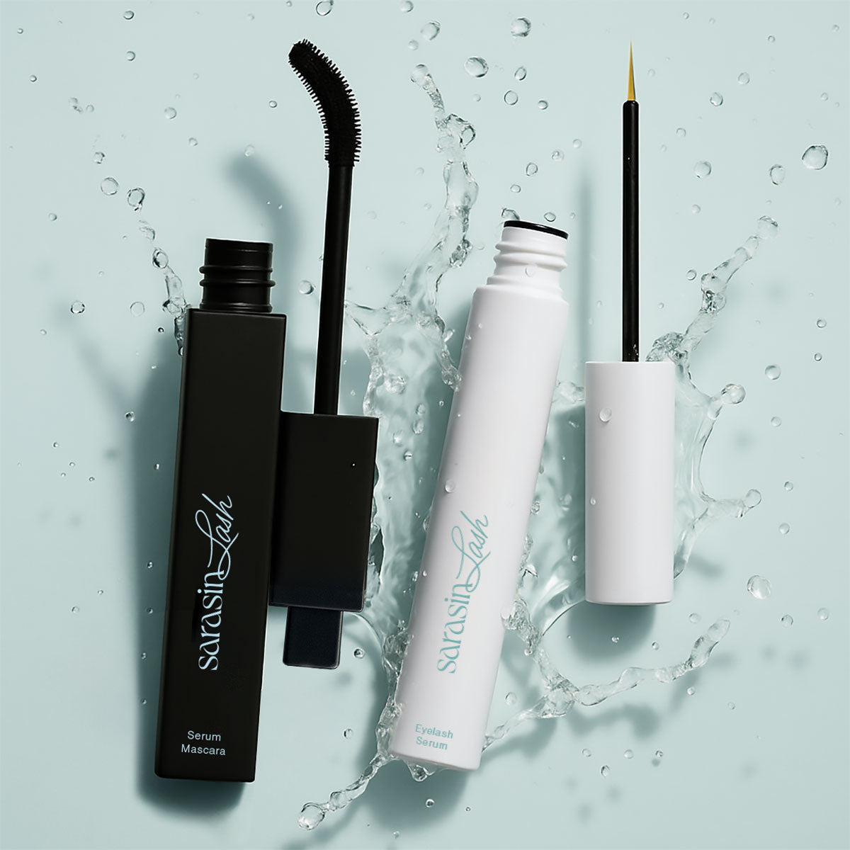 sarasin lash serum and mascara