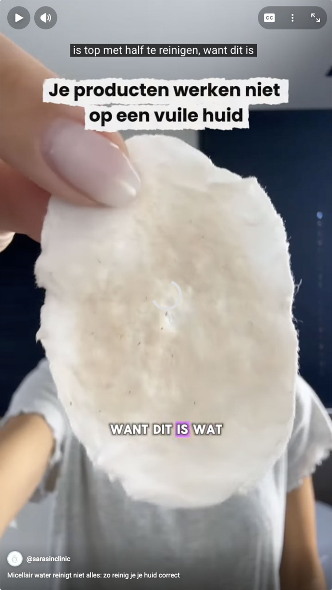 short video Micellair water reinigt niet alles