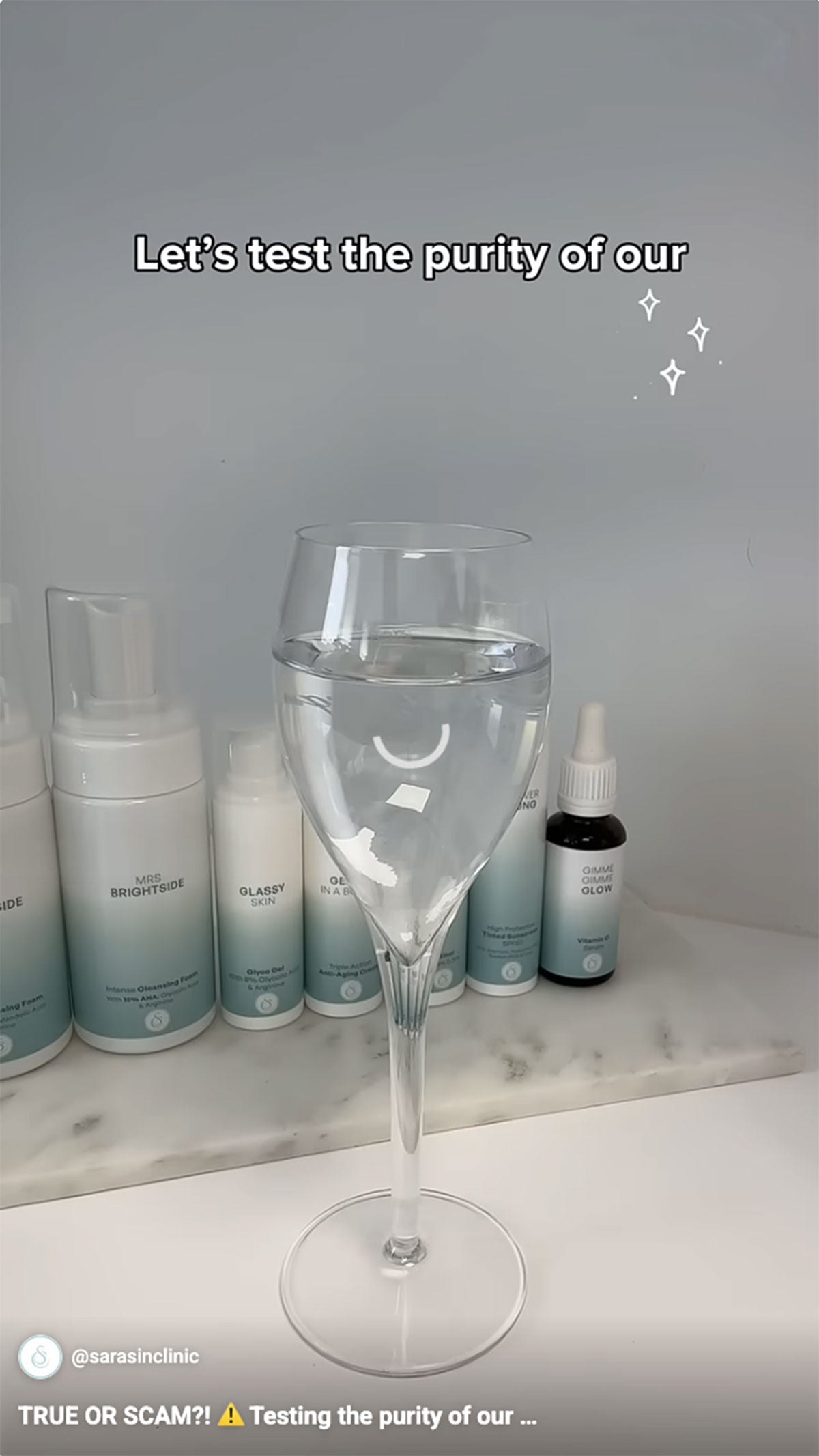 testing vitamine c serum short video